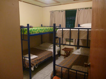 Onze privkamer in Alajuela Tropical Hostel