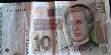 10 kuna (ongeveer € 1,30)